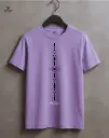 Custom Print T-Shirt- Lavender -( Explore Universe Sign )