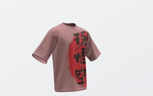 Custom Print T-Shirt Mauve (DragonBall Z)